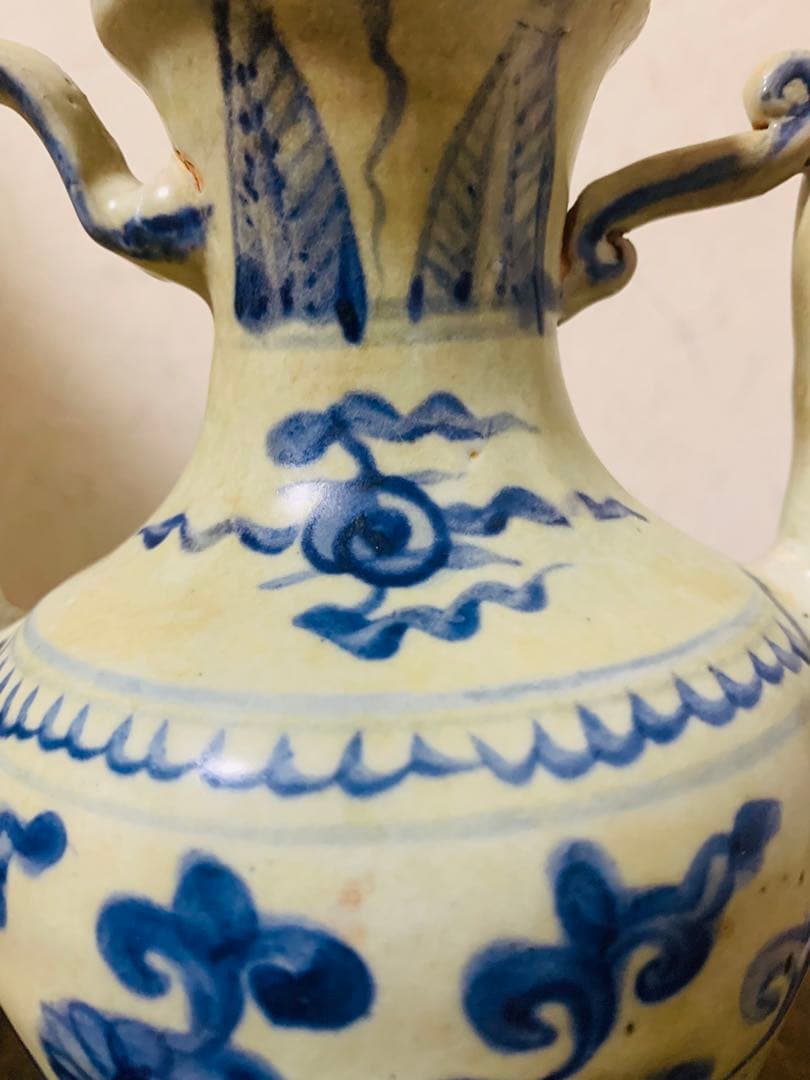 中国明時代早期染付(青花)執壺