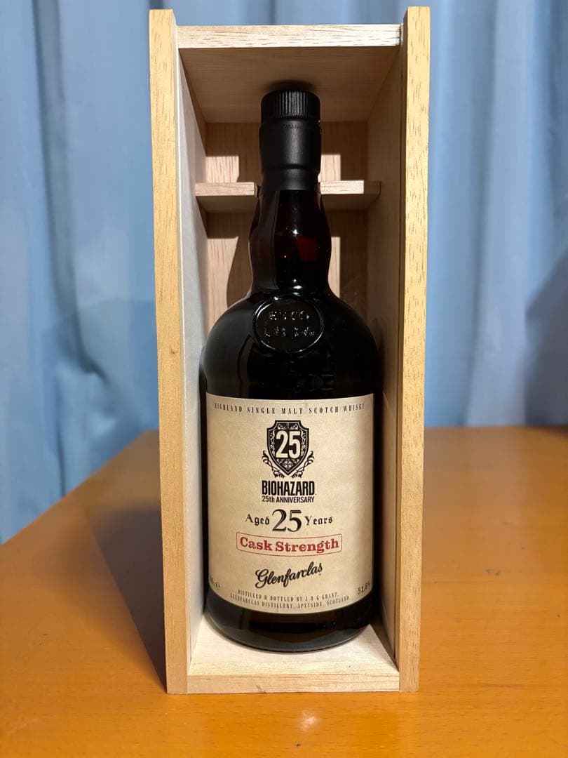 Glenfarclas 25年 カスクストレングス バイオハザード25周年 限定