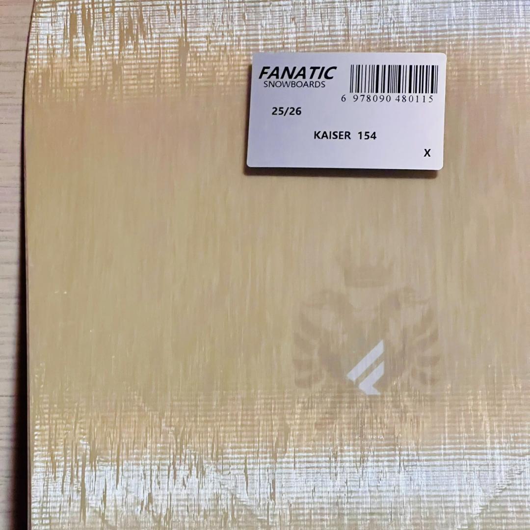 【未使用・上級者】25-26 FANATIC KAISER154 スノーボード