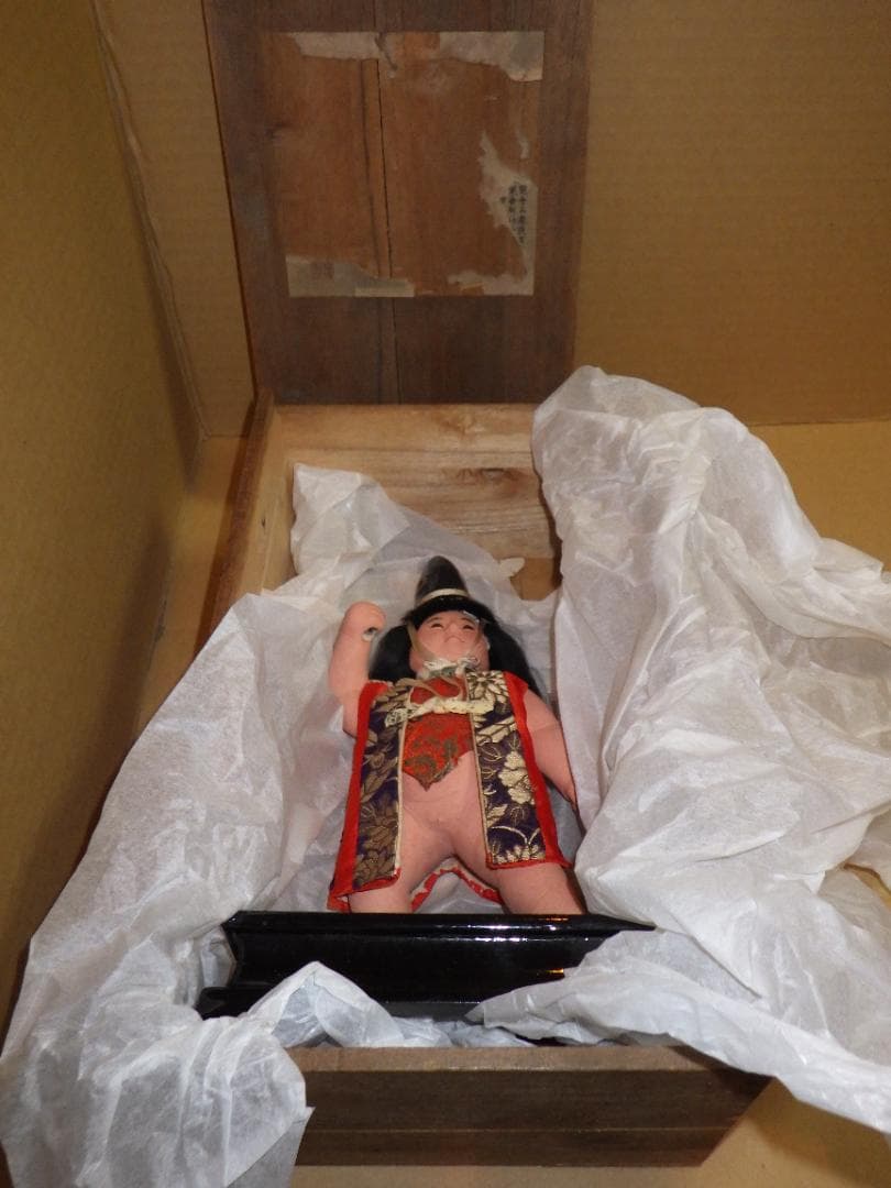 歴史物 加藤一冑 金太郎 御所人形 真多呂人形 武者人形 五月人形 日本人形 箱
