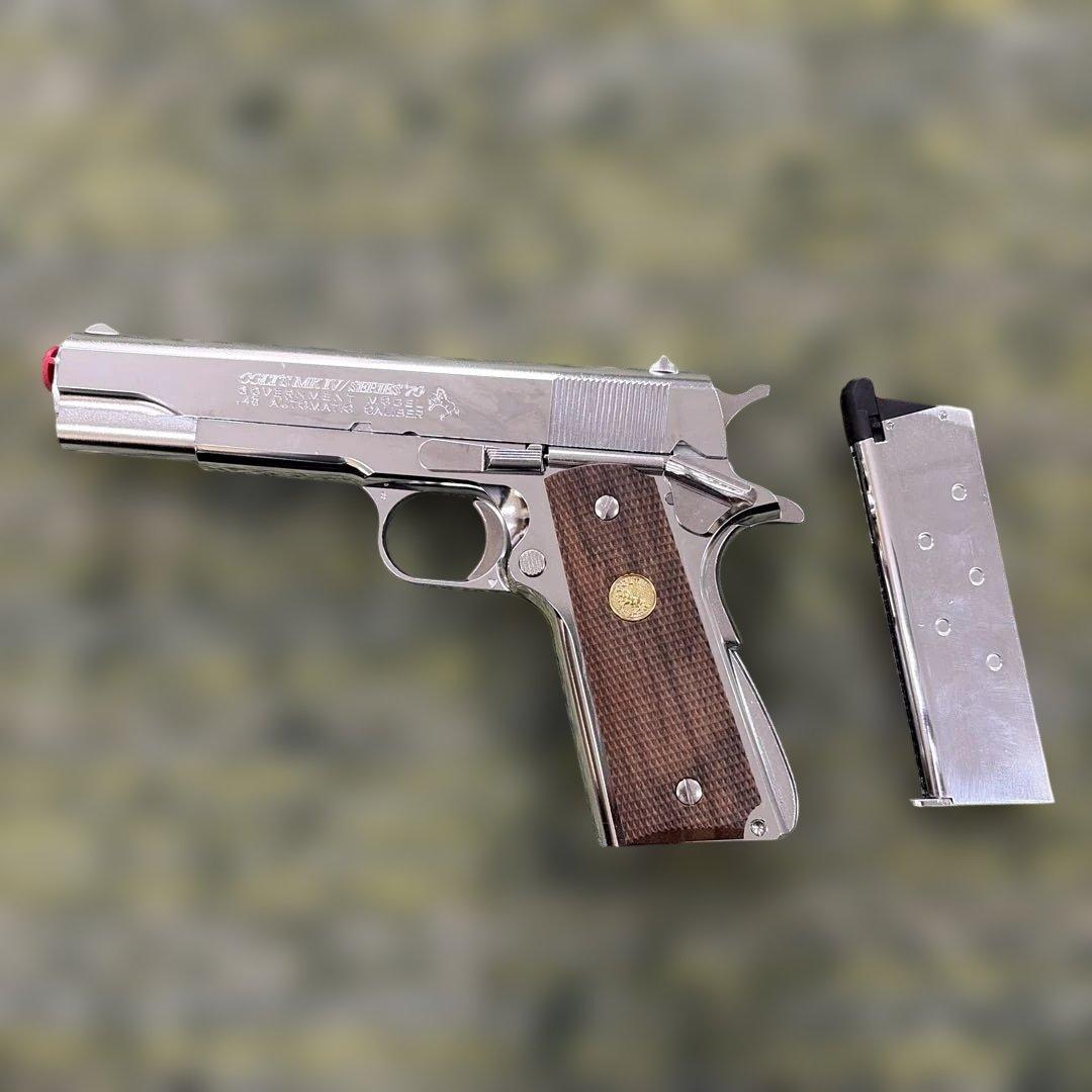 東京マルイ ガスブロ M1911 コルトガバメント シリーズ’70 ニッケル