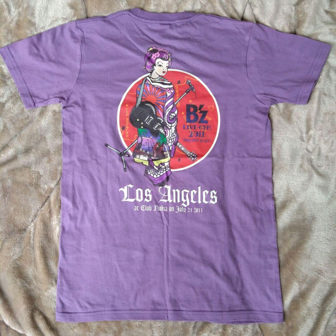 B'z 2011～long time no see～ Tシャツ 紫 ロサンゼルス