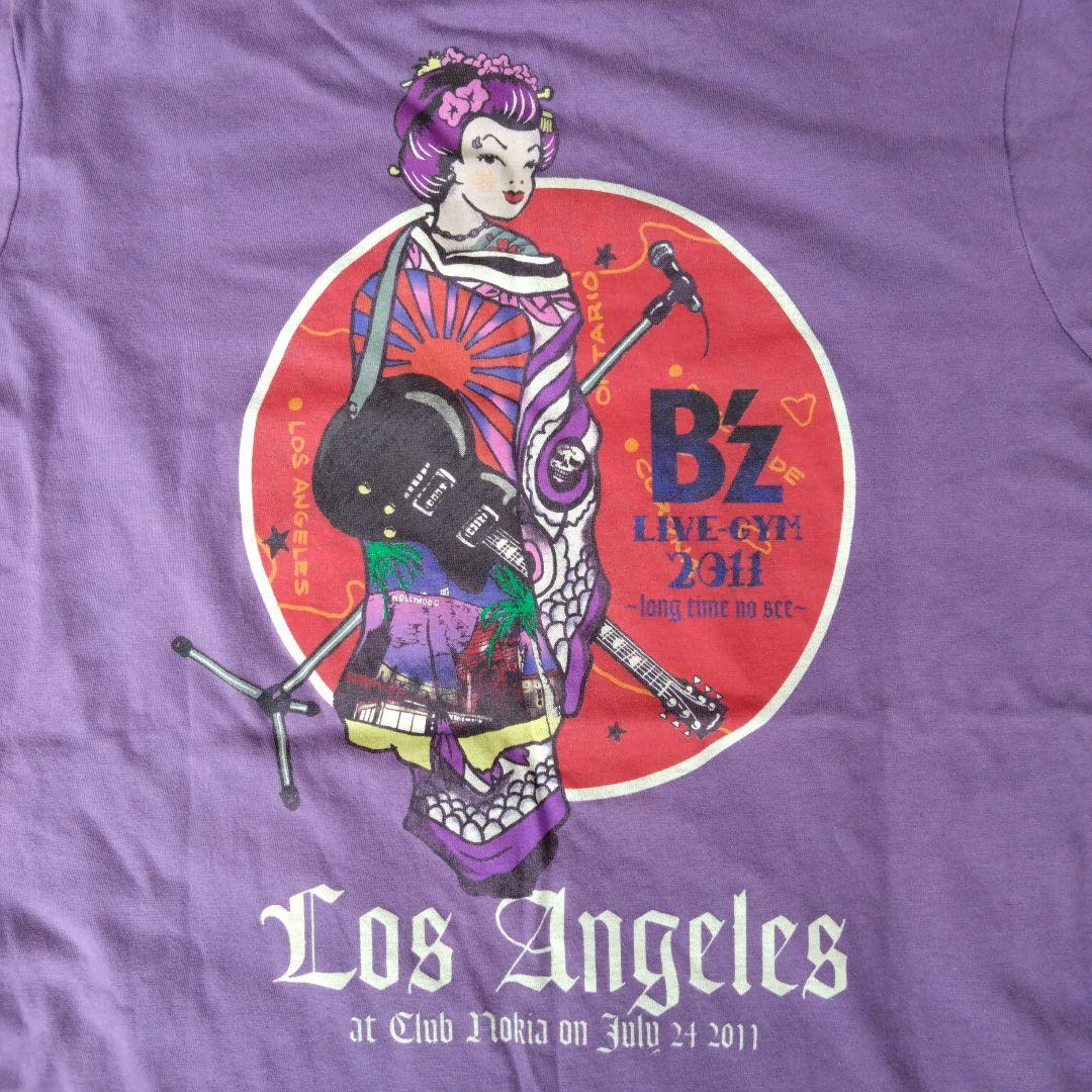 B'z 2011～long time no see～ Tシャツ 紫 ロサンゼルス