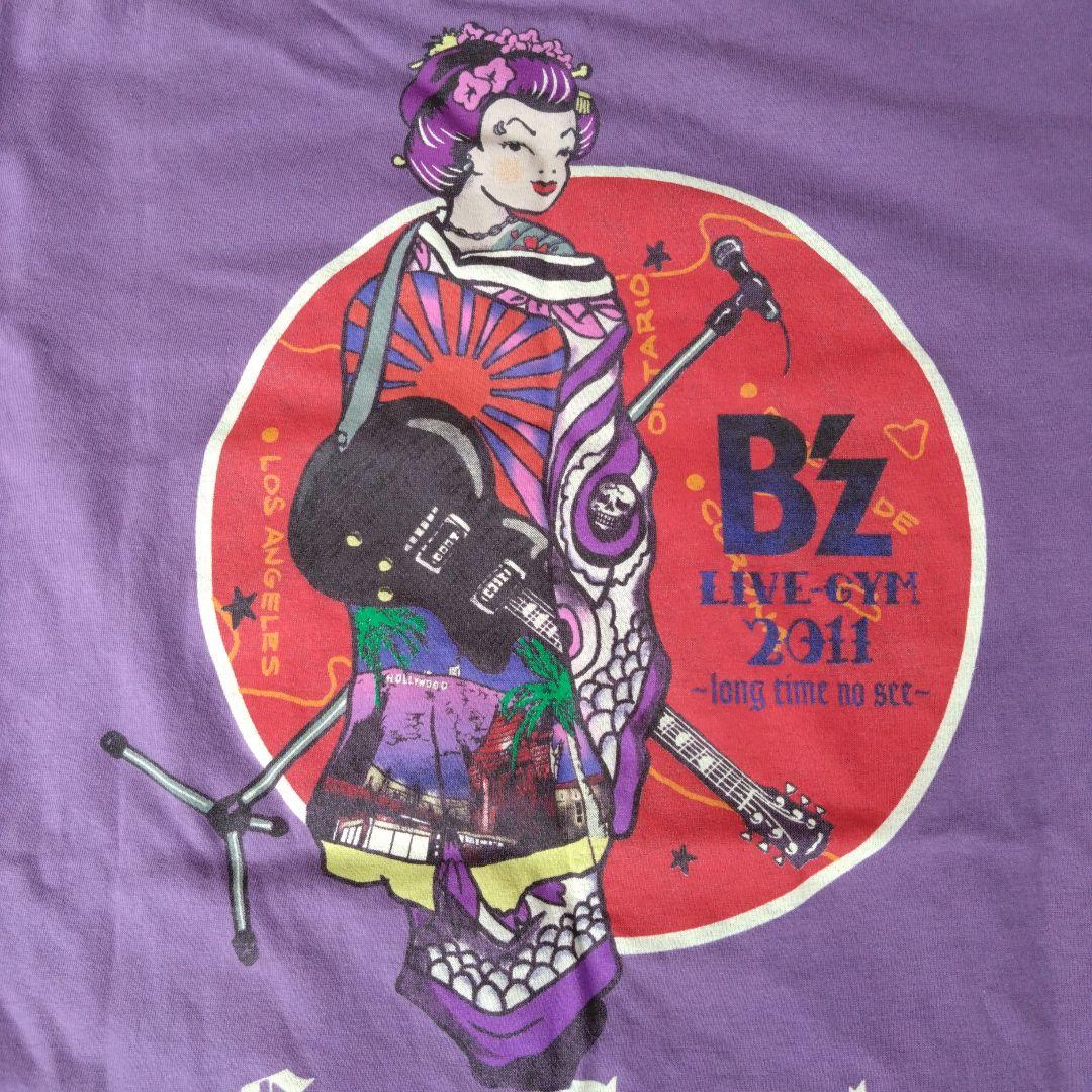 B'z 2011～long time no see～ Tシャツ 紫 ロサンゼルス