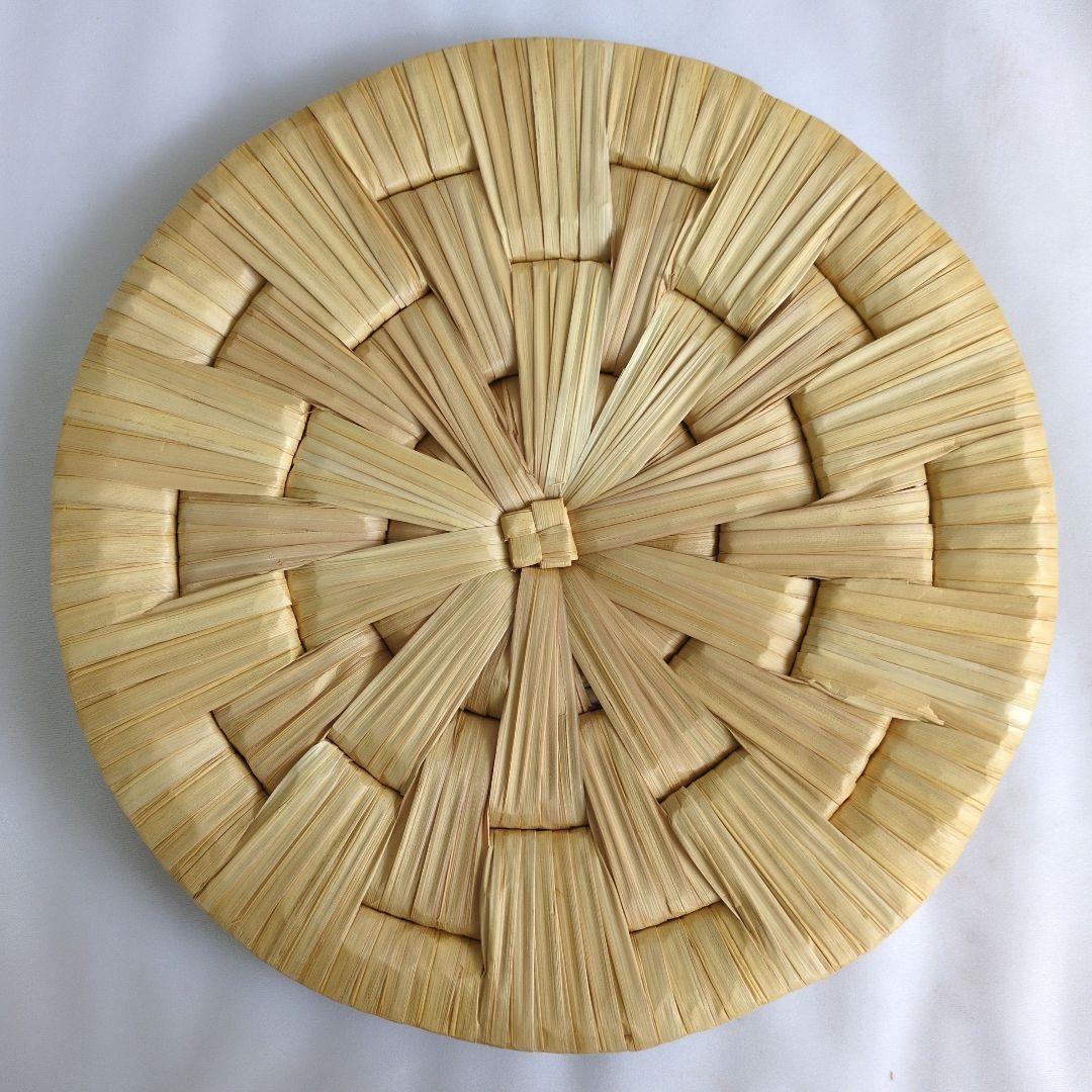 円座 茶道具 竹製 5枚セット