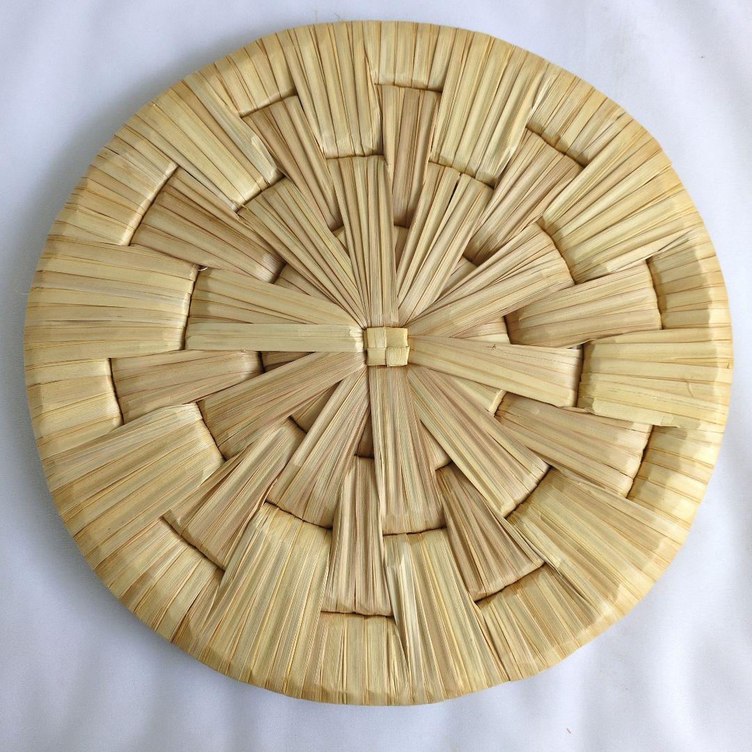 円座 茶道具 竹製 5枚セット