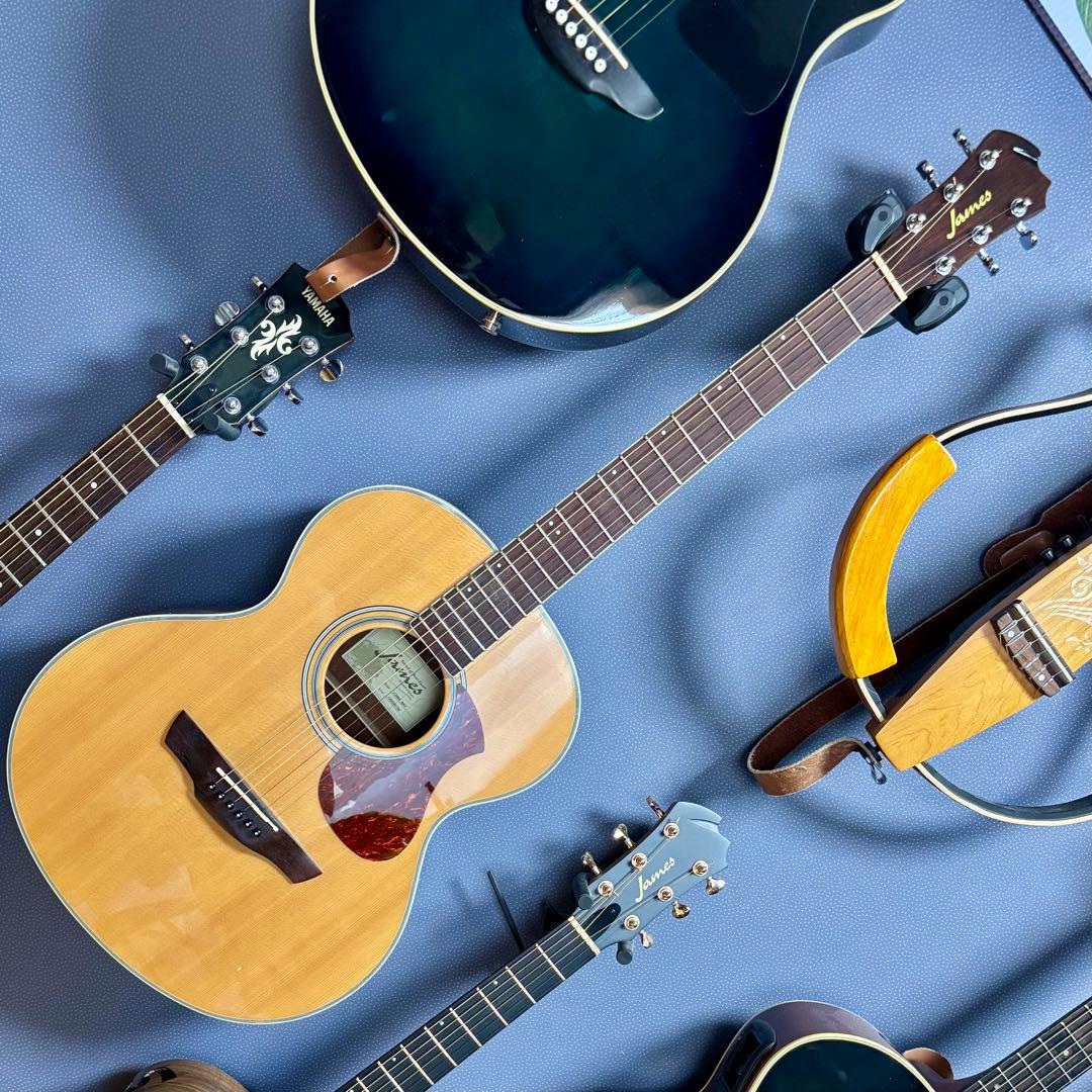 美品James アコギJ-300A NAT 弾きやすい低弦高に調整済　ケース付属