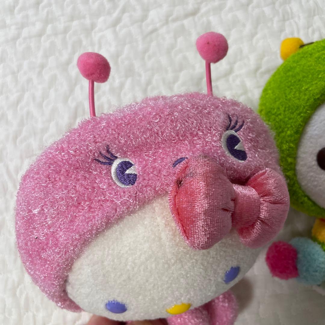 ハローキティ カラフルバグ ぬいぐるみS ちょうちょ新品 平成レトロ