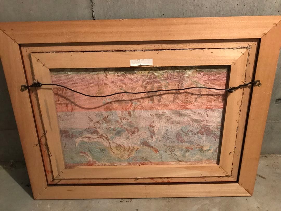 イタリア製 ゴブラン織り 絵画