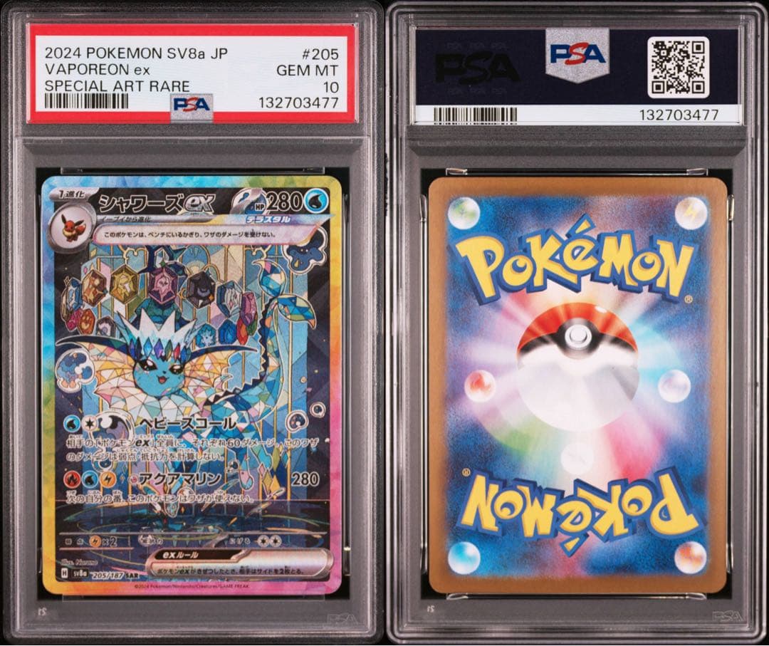 【 PSA10.10連番】ブイズ　SAR テラスタルフェスex ブラッキー