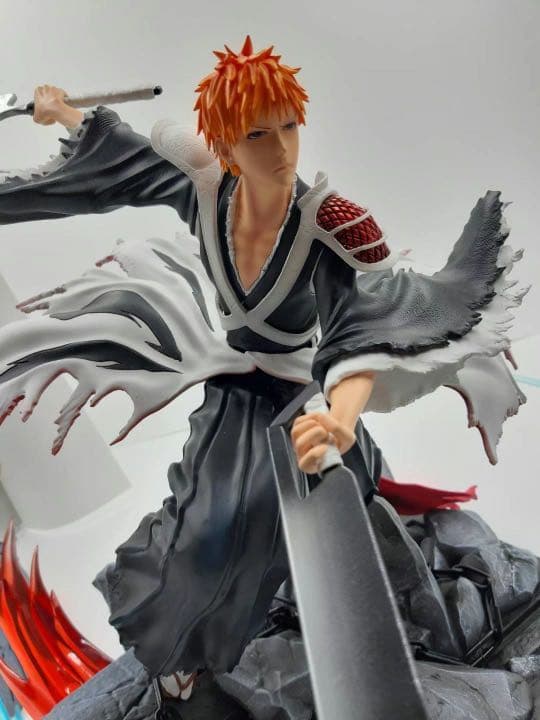 BLEACH 黒衣少年図 黒崎一護 ガレージキット ガレキ スタチュー②⑤