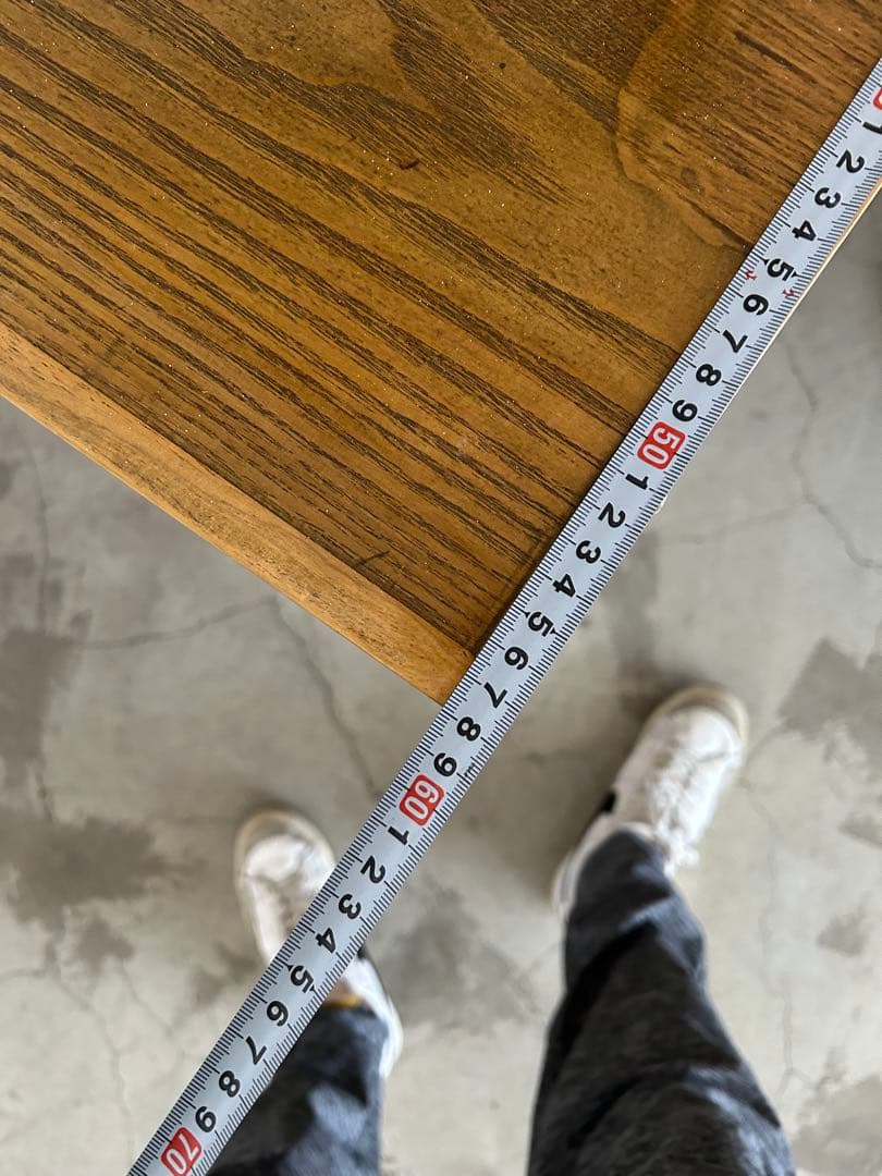 【Ku中古】美容室両面鏡セット面 木製アンティーク 1台 その1