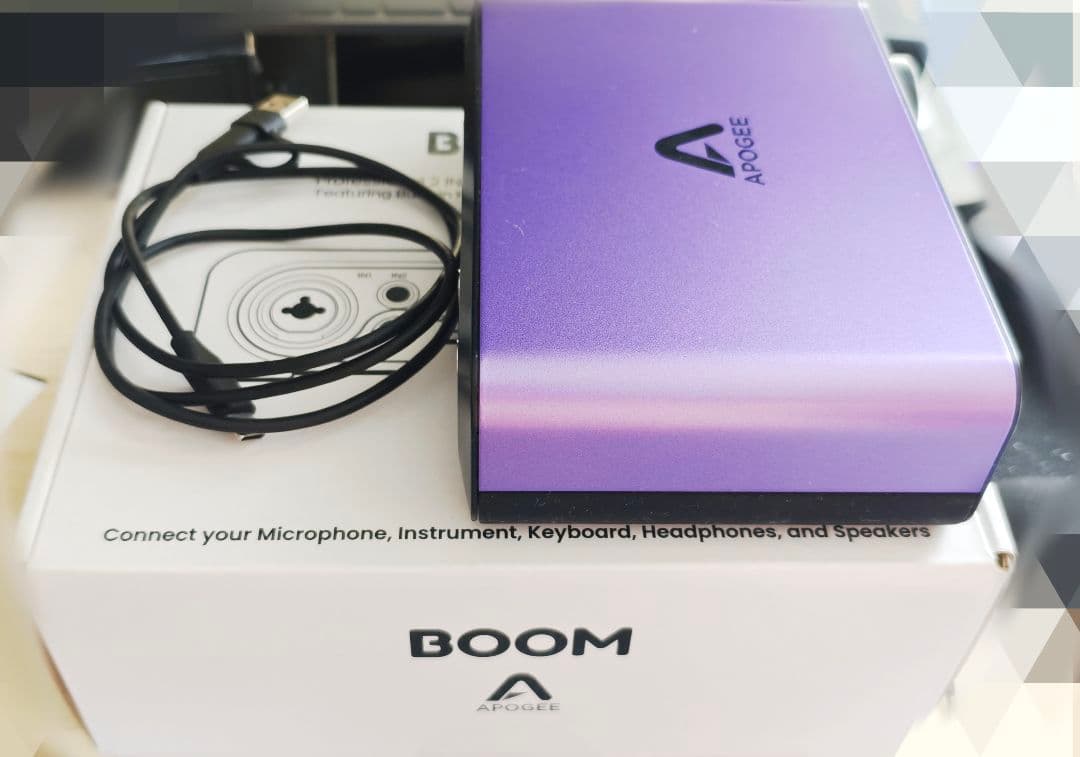 APOGEE BOOM オーディオインターフェイス パープル