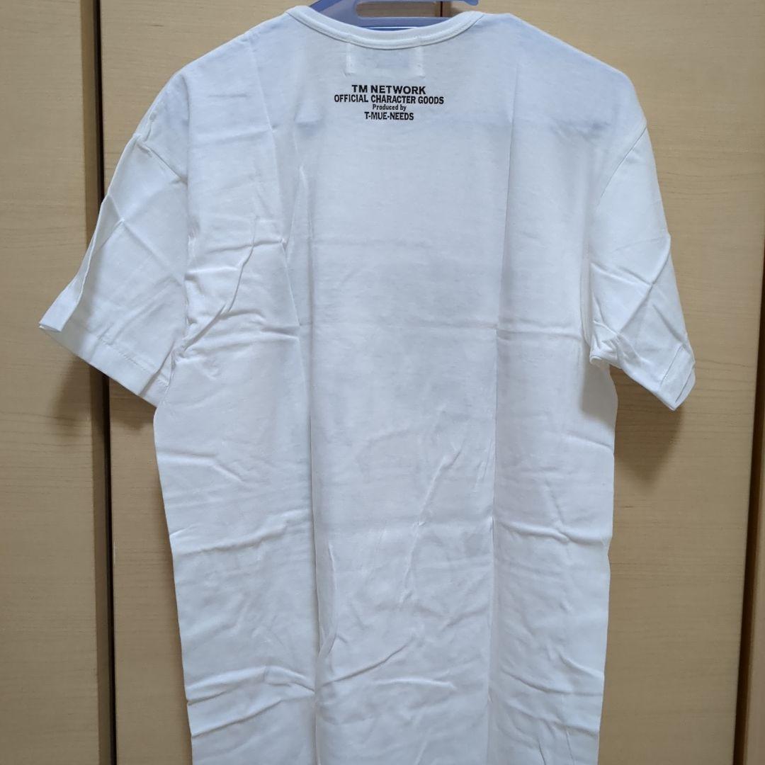 TM NETWORK グラフィックTシャツ ホワイト T-MUE-NEEDS