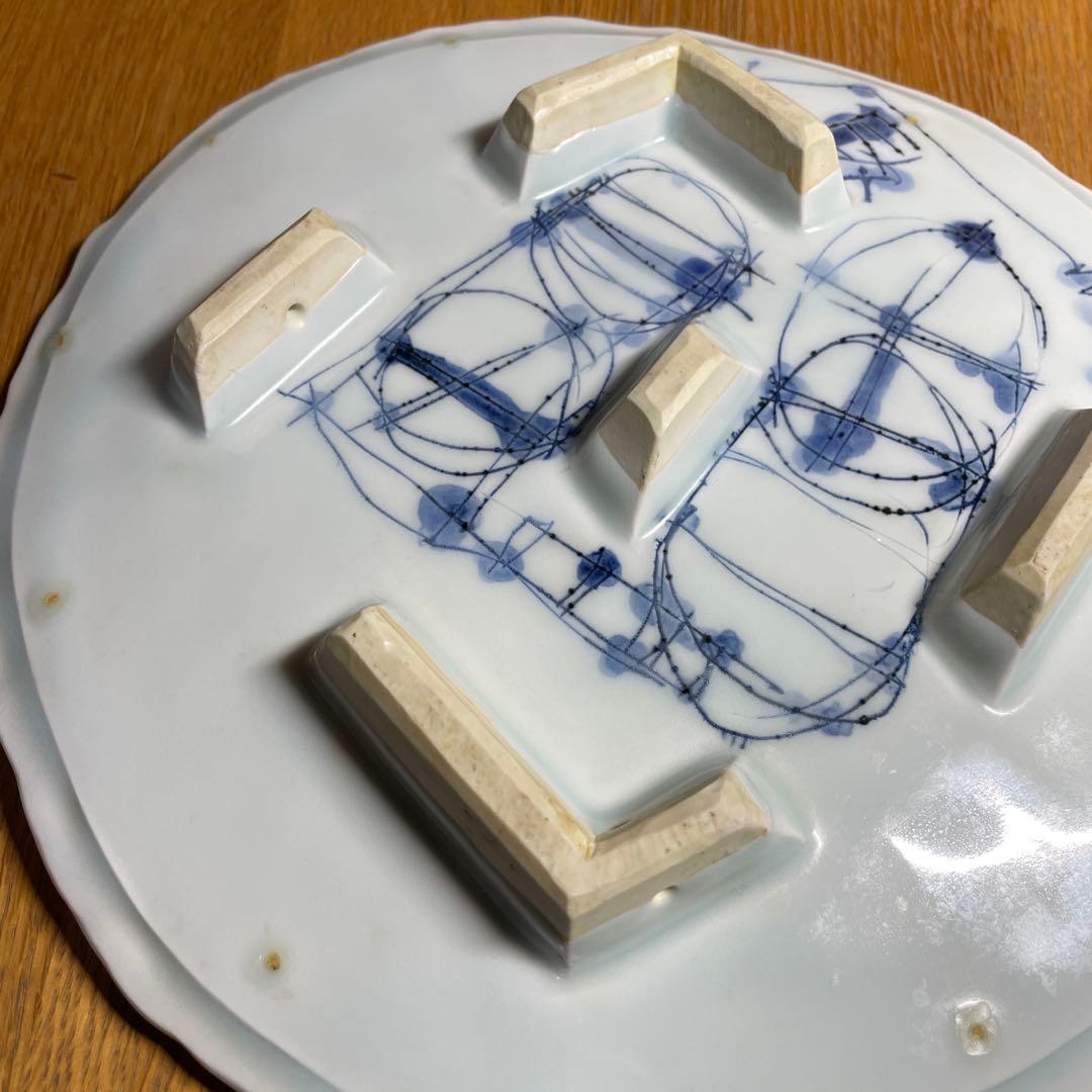 吉川正道　青白磁飾り皿