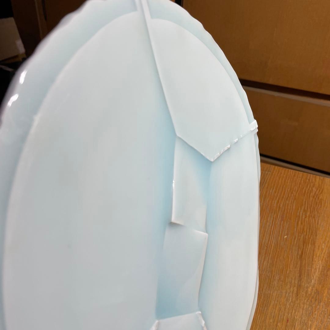 吉川正道　青白磁飾り皿