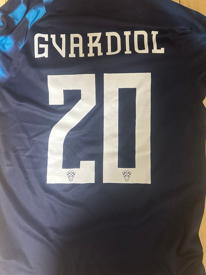 Nike グヴァルディオル　クロアチア代表ユニフォーム　パッチ付き　2022WC