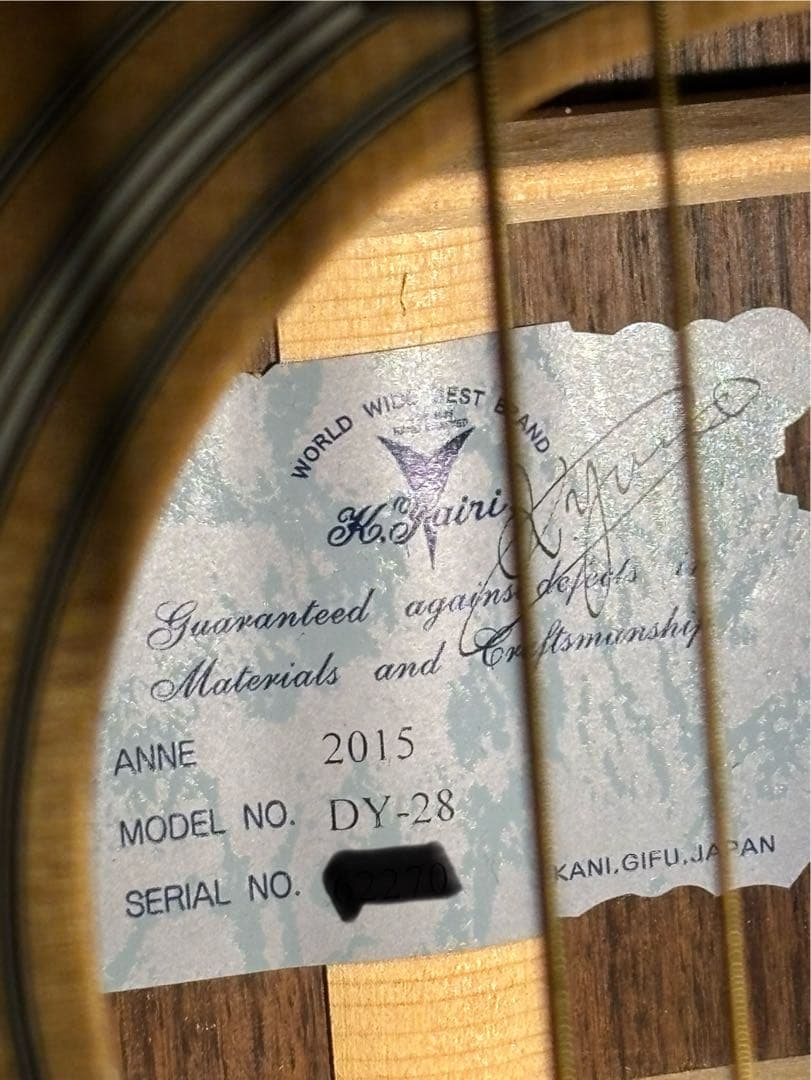 極美品◆ K.Yairi◆アコースティックギター◆DY-28