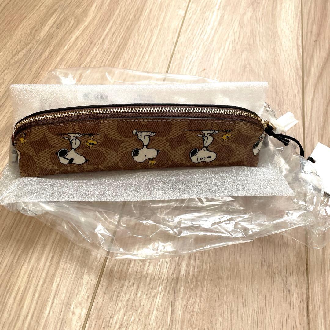 COACH x PEANUTS スヌーピー 筆箱