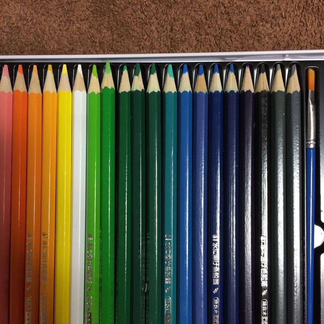 【ほぼ未使用】MuHui 水溶性色鉛筆 72色