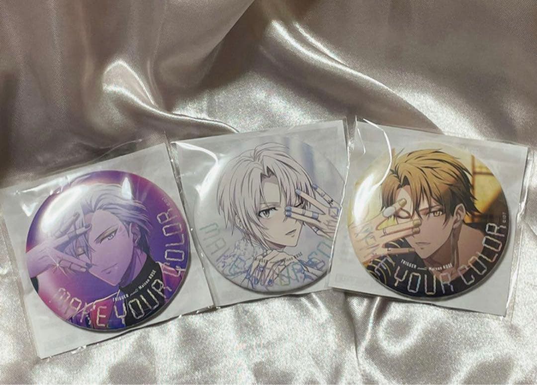 入手困難品 アイナナ KOSE TRIGGERコラボ非売品缶バッチコンプセット