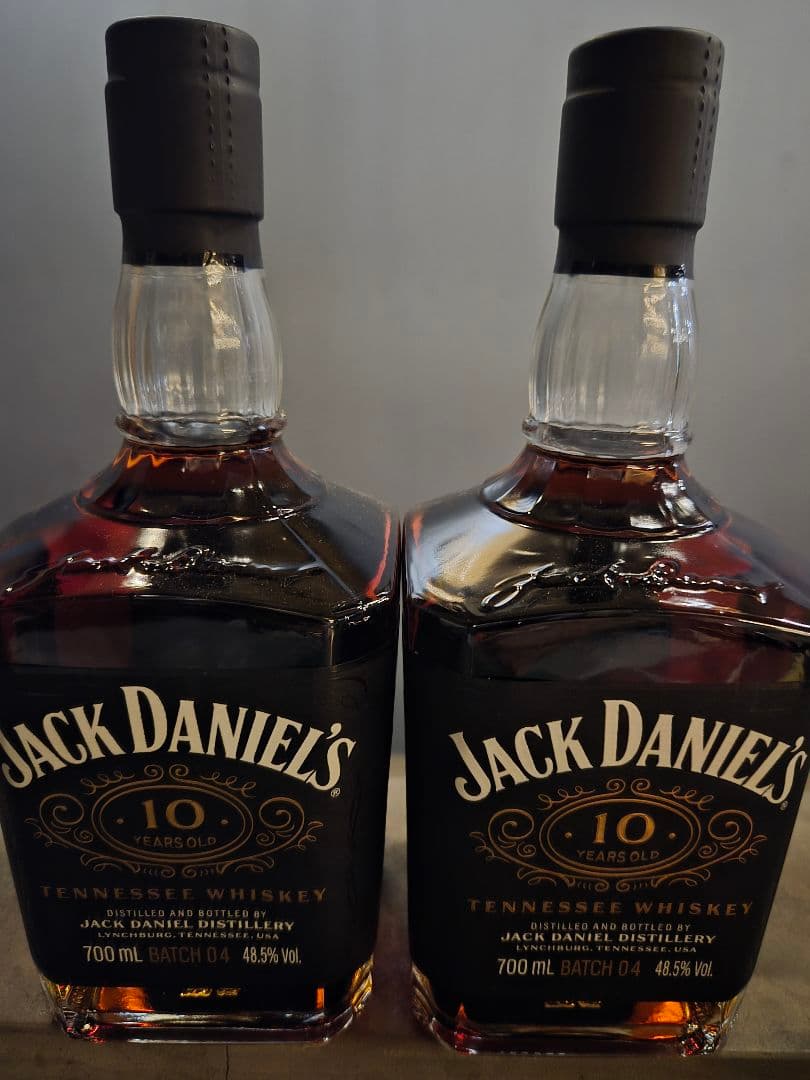 ジャックダニエル10年限定ボトル2本セット