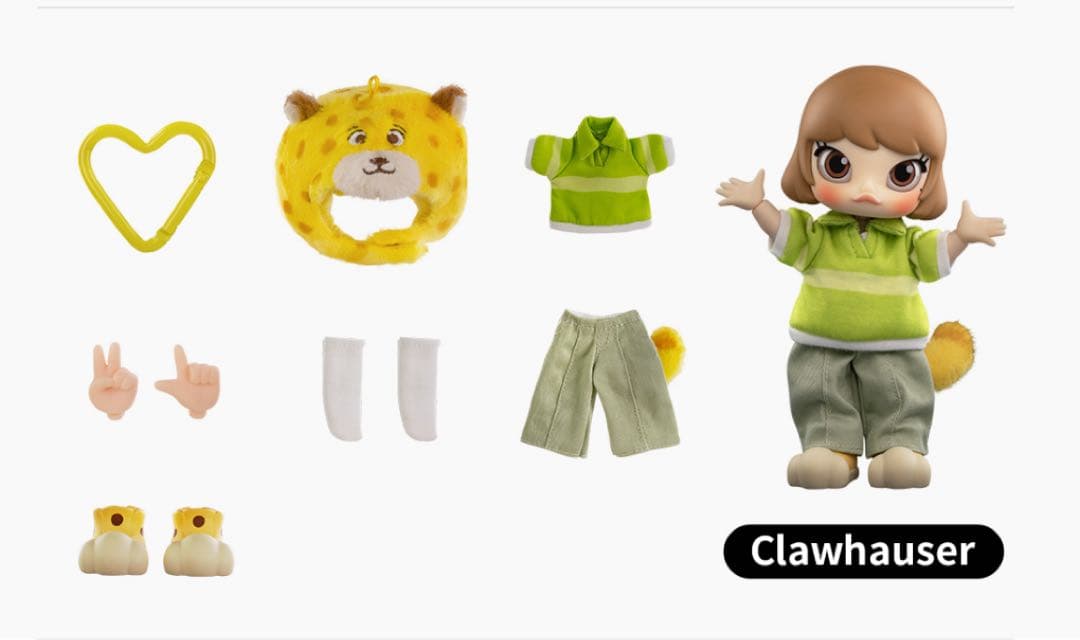 POPMART MOLLY ズートピア2シリーズ　アクションフィギュア