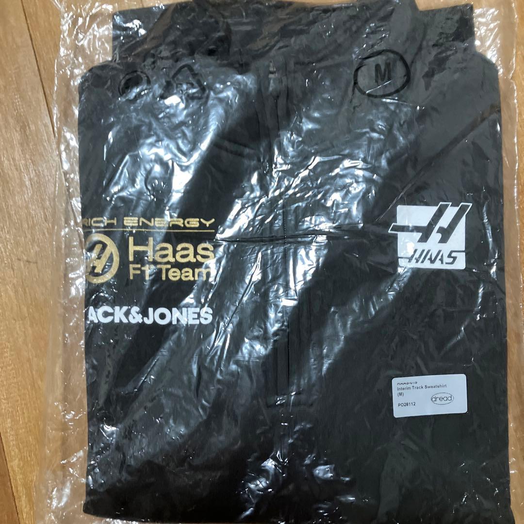 ハース　F1 チーム　スタッフ用　ハーフジップスエット　厚手　支給品