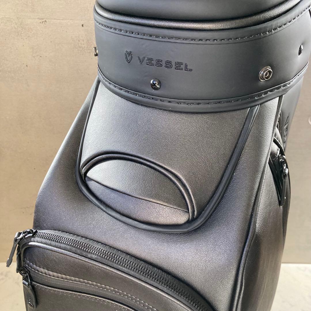 ⛳️新品並 VESSEL PRIME Staff ベゼル キャディバッグ 黒