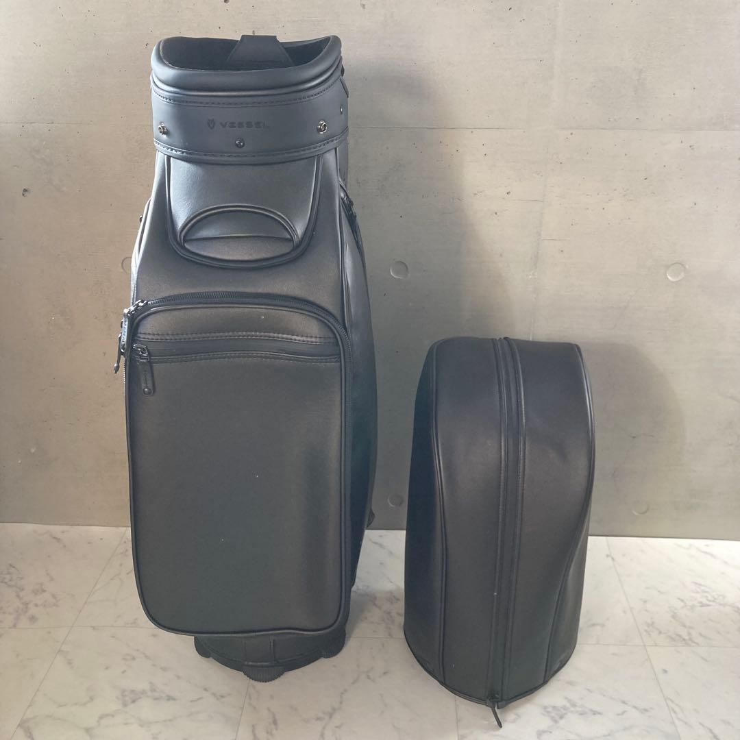 ⛳️新品並 VESSEL PRIME Staff ベゼル キャディバッグ 黒