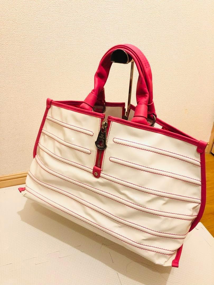 MONCLER アメリ トートバッグ レザー エナメル モンクレール ゴルフ
