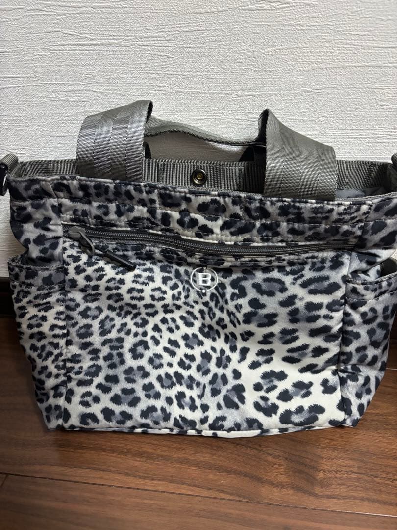 ブリーフィング　カートバック　ラウンドバック　レオパード　ヒョウ柄