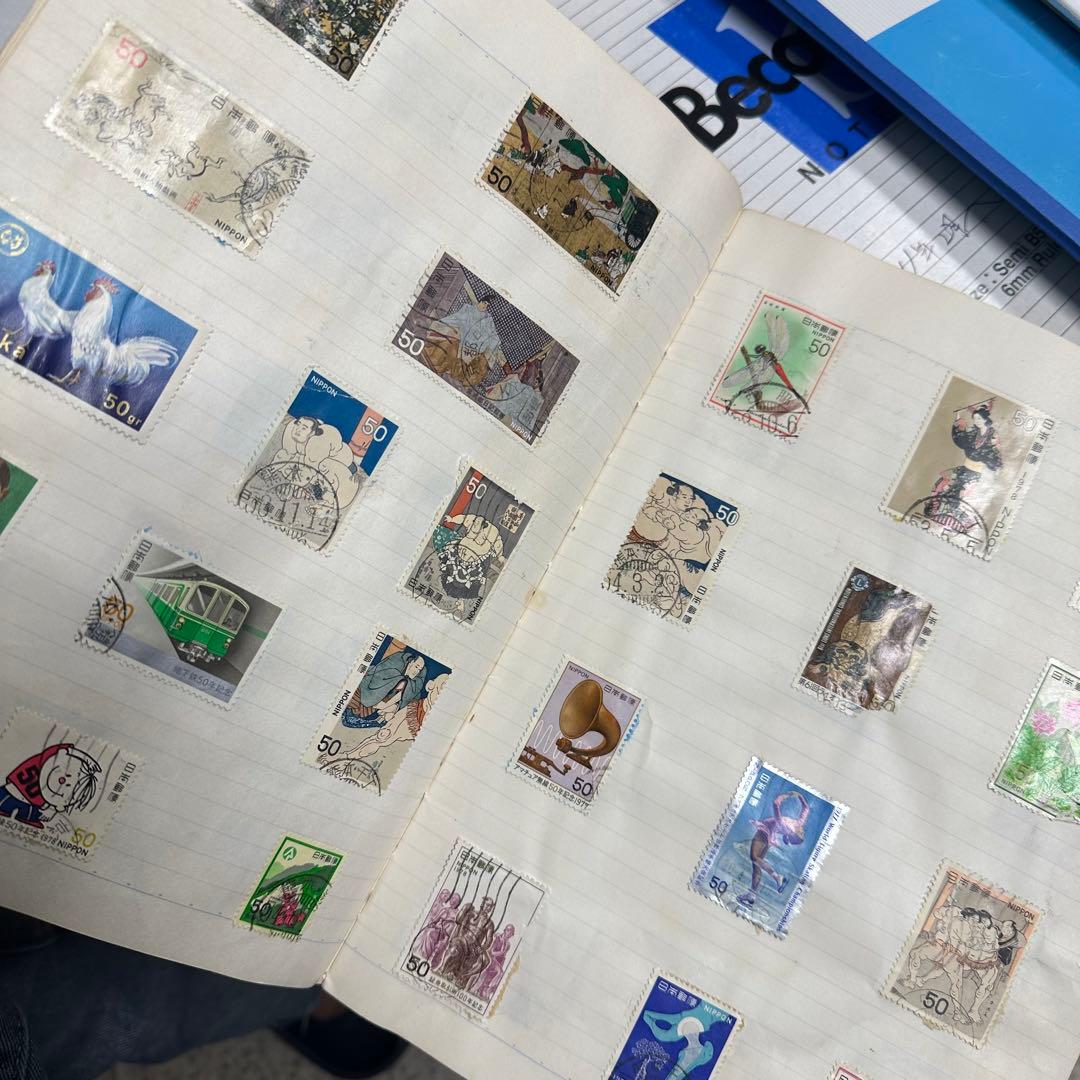 昭和50年〜　切手集　約1万枚　日本/海外