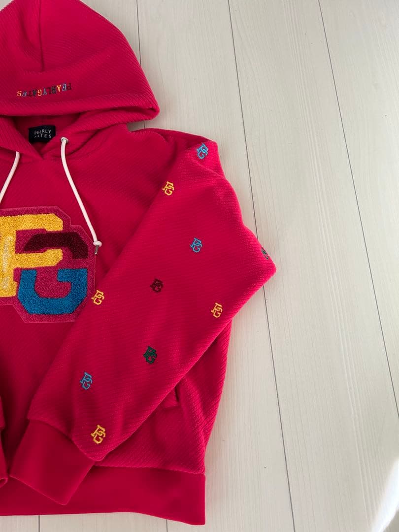 PEARLY GATES PGロゴ刺繍レディースパーカー