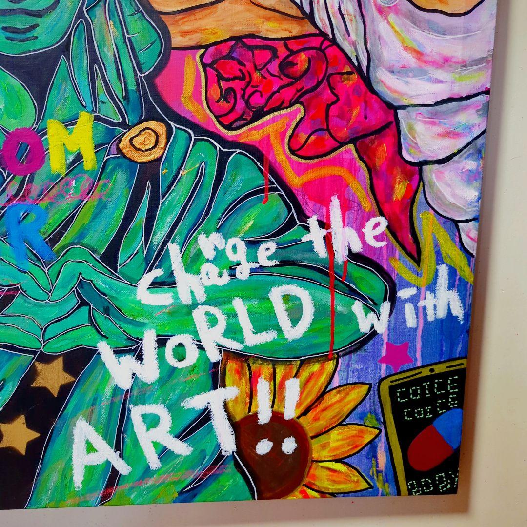 【一点物:原画】LOVE and PEACE《F40号》