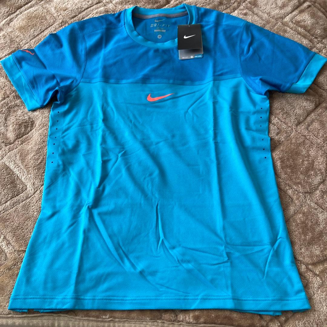 Nike DRI-FIT ナダルモデル　青 ゲームシャツ