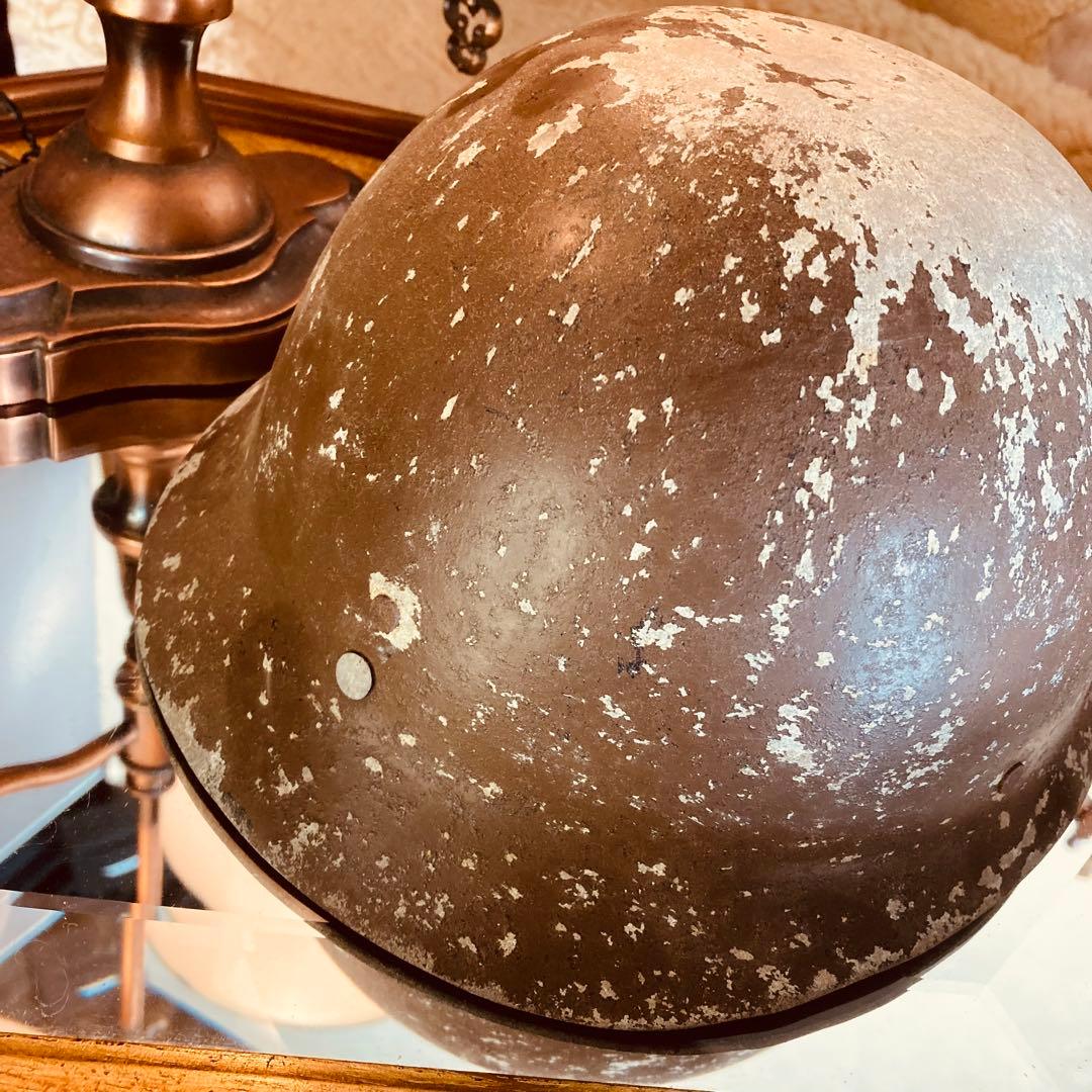 湯布院アンティーク ビンテージ ミリタリー ヘルメット 個人装備 当時物