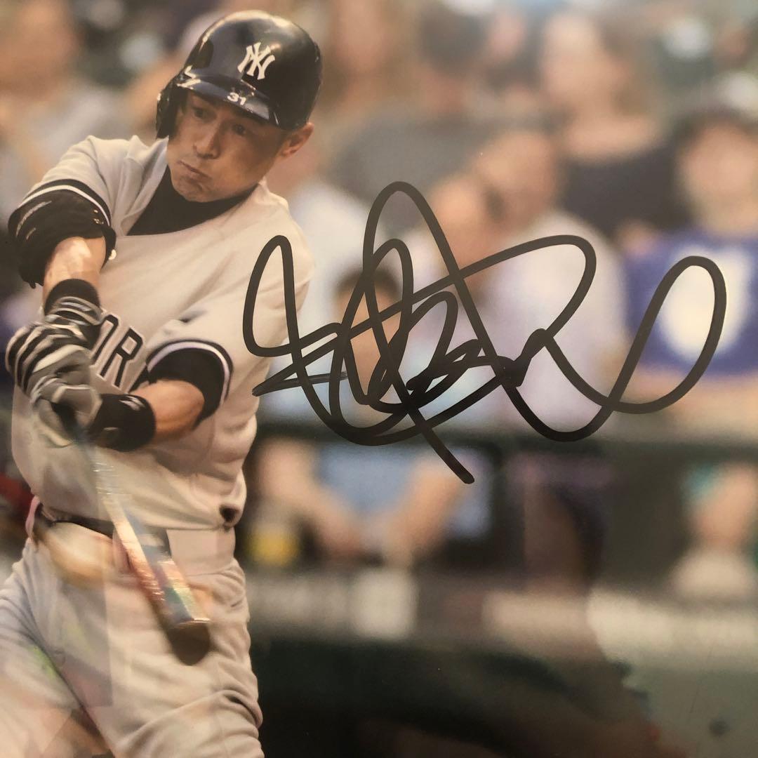 【祝！殿堂入り】Ichiro イチロー 直筆サイン Photo