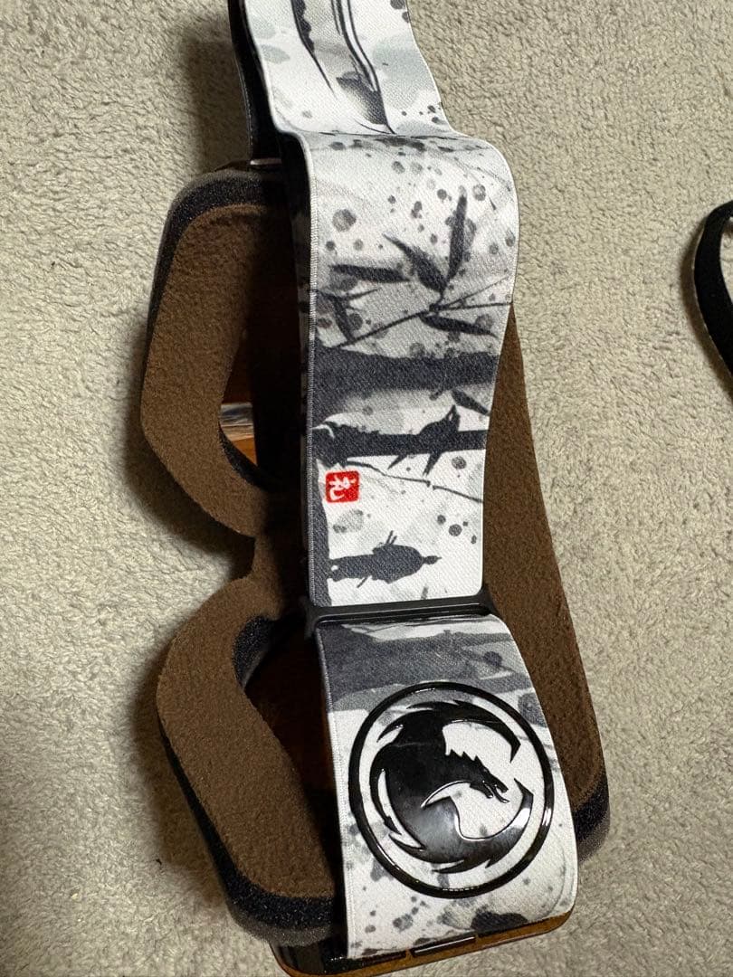 DRAGON ゴーグル シルバー ケース付き