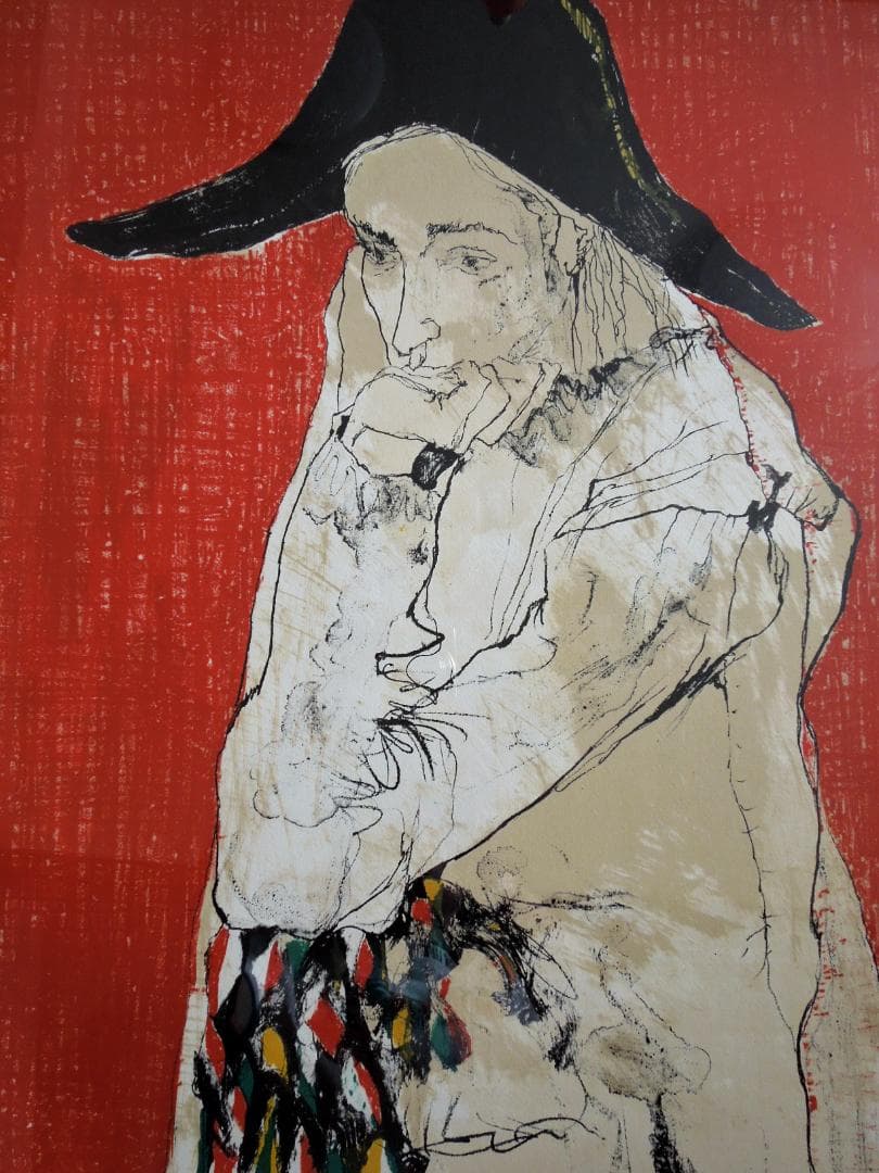 レア　真作　1977年　ジャン　ジャンセン　大判　直筆サイン　ピカソ　ダリ