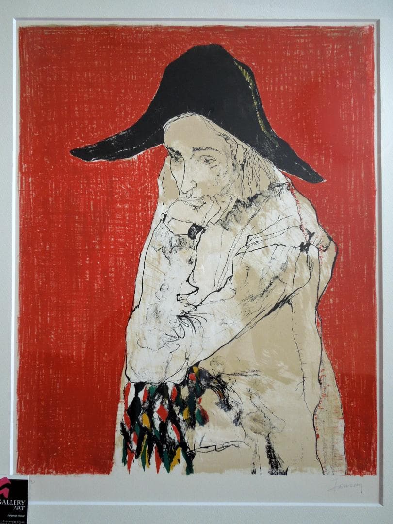 レア　真作　1977年　ジャン　ジャンセン　大判　直筆サイン　ピカソ　ダリ