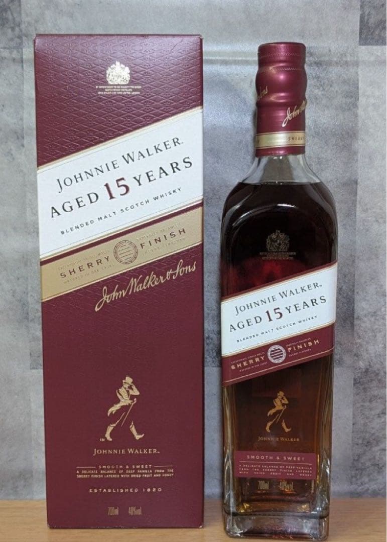 G*n様 日本未発売ジョニーウォーカー15年　シェリーフィニッシュ