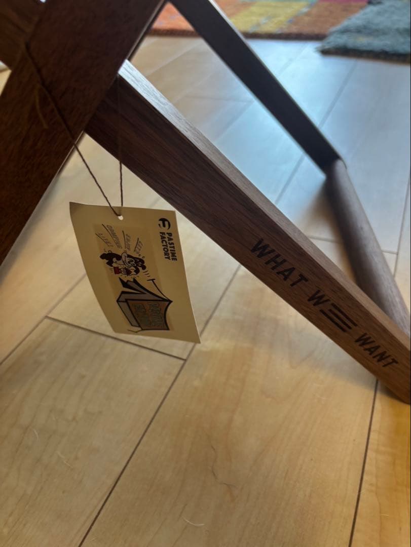 【新品】WHAT WE WANT ネルデザインワークス　スツール【0/0 革】