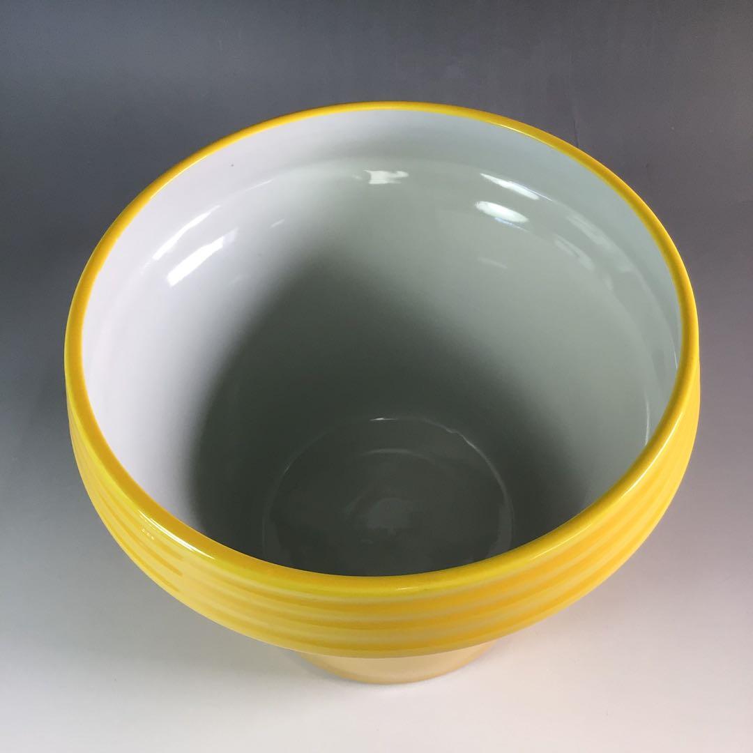 Ｒ７４６　水指　『膳所焼』『陽炎園造』『久田宗也　箱書』『交趾写末広水指』　共箱