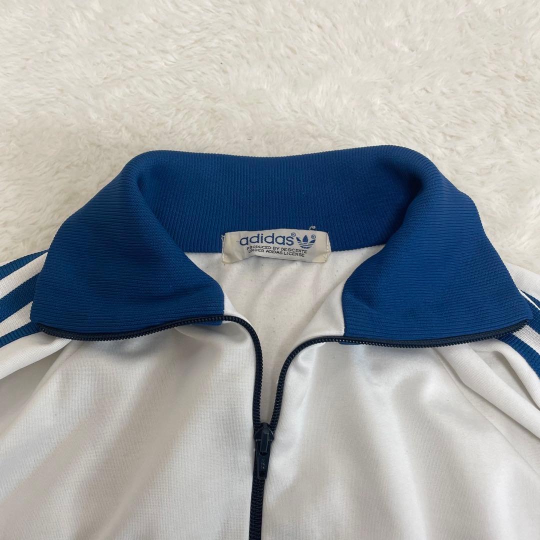 希少80s adidas アディダス ジャージ トラックジャケット デサント製