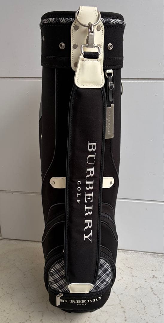 土日限定値下！美品 BURBERRY バーバリーゴルフ ゴルフバッグ ブラック