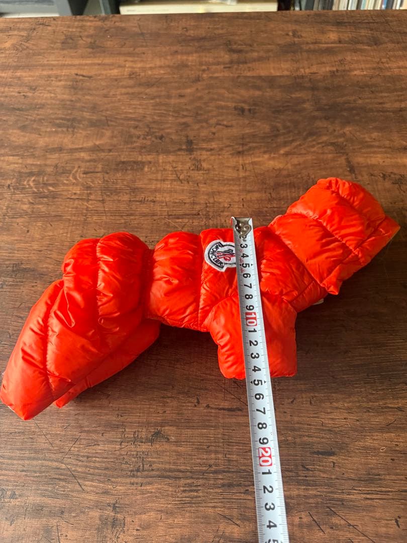 (SALE)注目度up!!【美品】MONCLER オレンジ フード付き