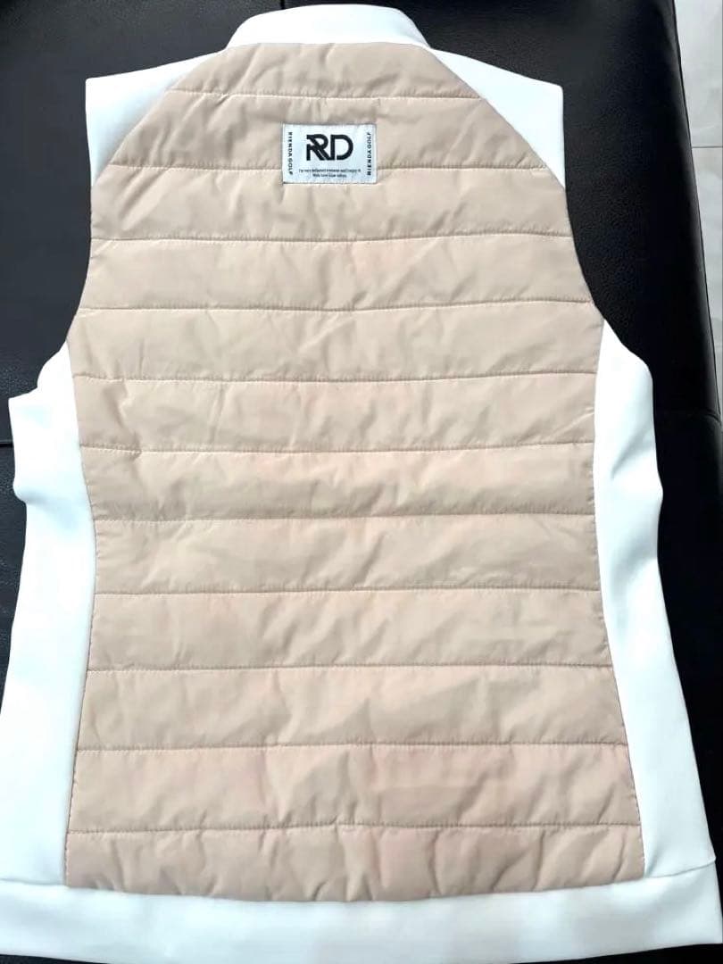★ リエンダ　RD レディース ゴルフベスト ホワイト/ベージュ