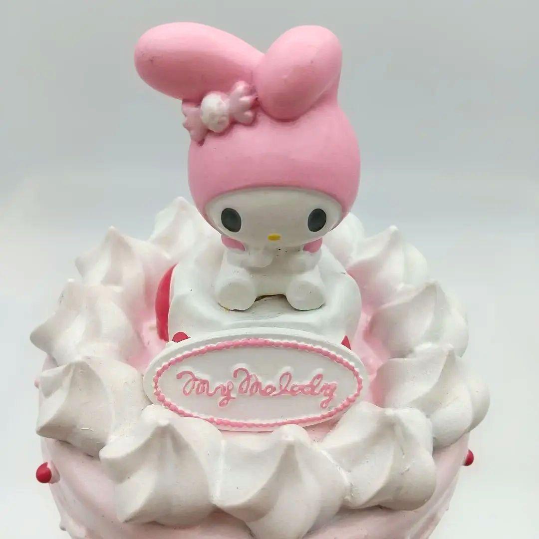 値下【希少・美品】マイメロディケーキオルゴール(2007年)貯金箱(2003年)