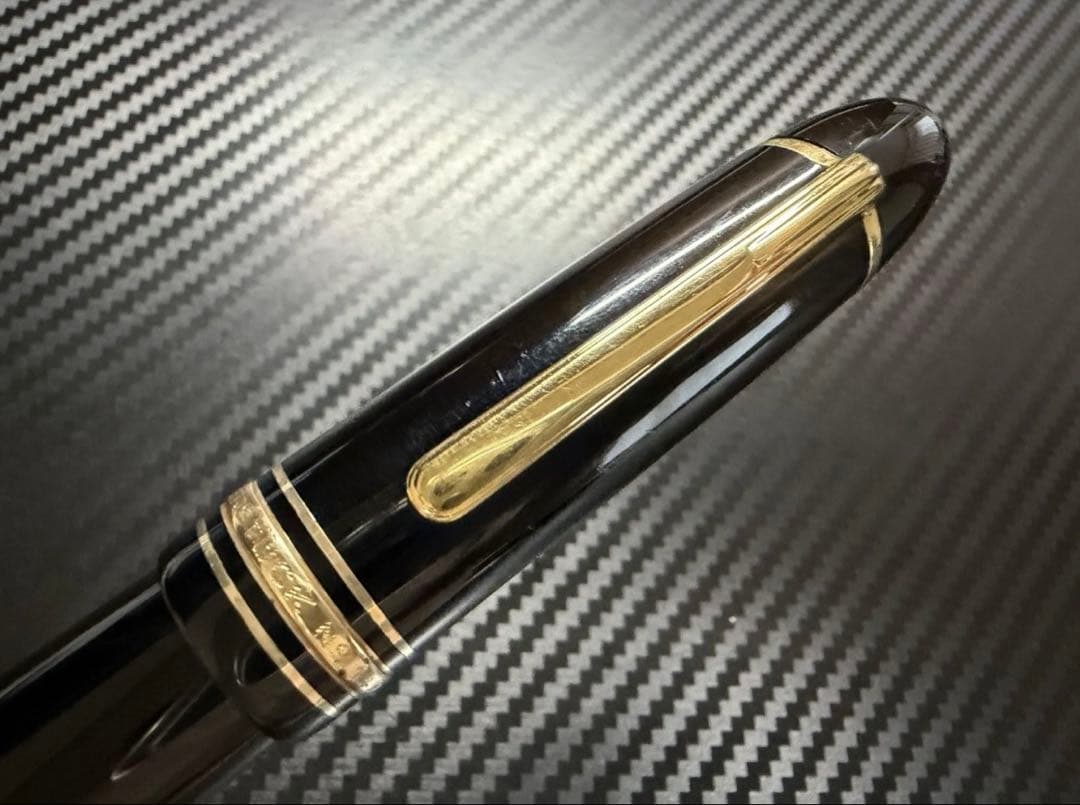 美品 モンブラン マイスターシュテュック 149 14C 中白 F 細字 万年筆